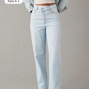 American Eagle Crossover Baggy Straight Jeans